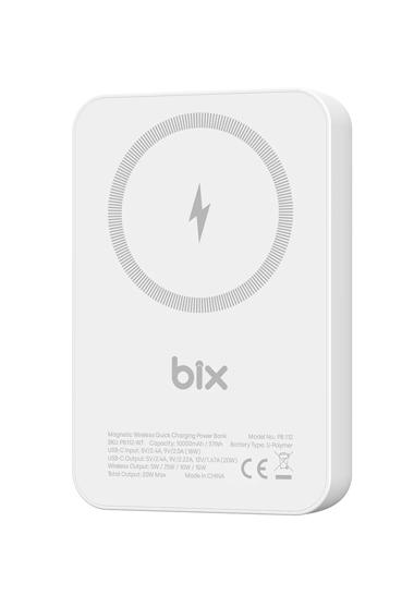 Bix PB112 10000 mAh 15 W Powerbank Beyaz