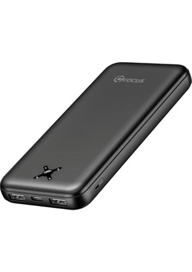 Crocus Portable Two 10.000 Mah 2 USB LED Göstergeli Powerbank